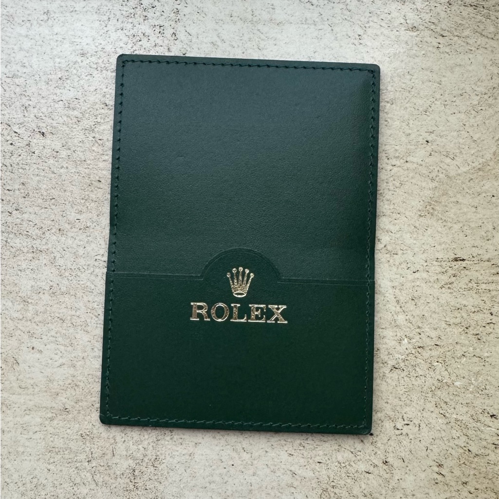 Original Green Color Rolex Card Holder